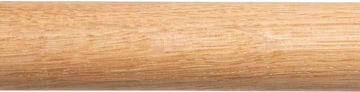 1x Natural Goods Berlin Kleiderstange Rundstab europ. Eiche Esche Massiv 50–130cm lang | Ø 3cm | unb