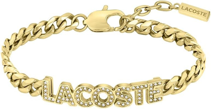 Lacoste Gliederarmband für Damen Kollektion SCRIPT mit Kristallen - 2040063