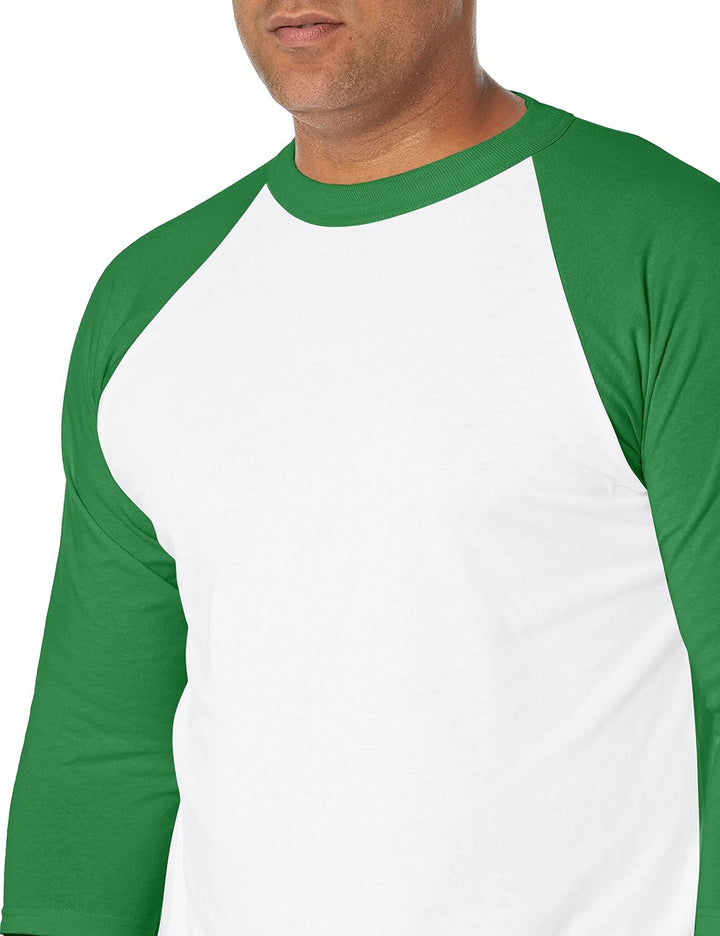 SOFFE Unisex Baseball Jersey T-Shirt Baseball Jersey T-Shirt (1er Pack) S Weiss/Kelly (2er-pack), S