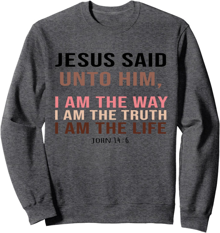 Jesus Christus Christlicher Glaube an Gott Sweatshirt