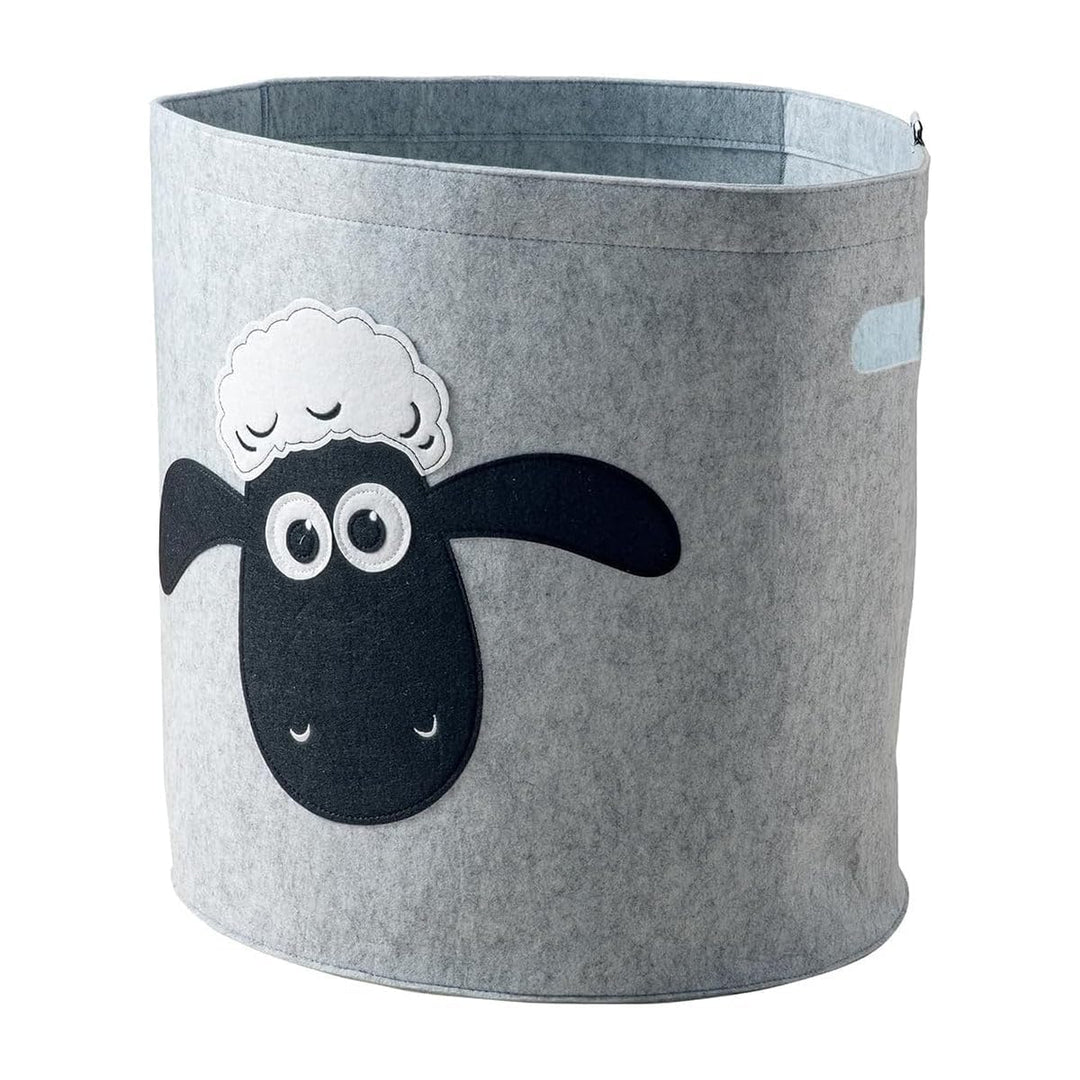 meets "Shaun das Schaf" Aufbewahrungskorb zusammenfaltbar für Kinder – ca. 43,5 x 46 cm Shaun Gesich