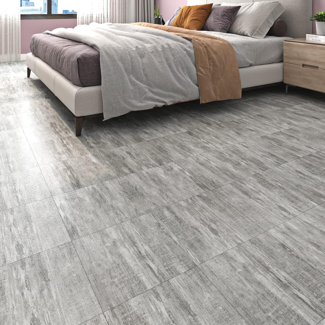 Livelynine 16 Fliesen PVC Bodenbelag Selbstklebend Holzoptik Bodenfliesen Selbstklebend 30x30cm Viny
