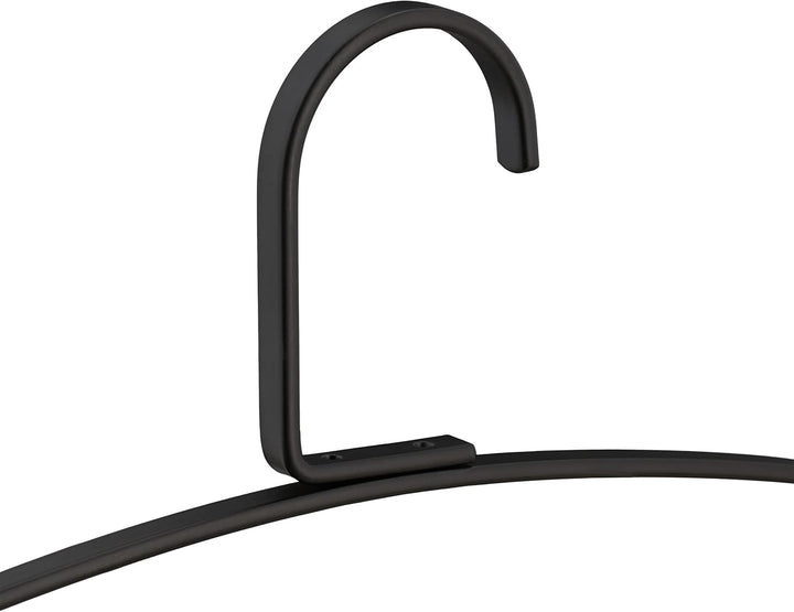 50 x Kleiderbügel, Dessous & Lingerie Bügel mit 2 Klammern, Unterwäschebügel Metall, 33 cm breit, Cl
