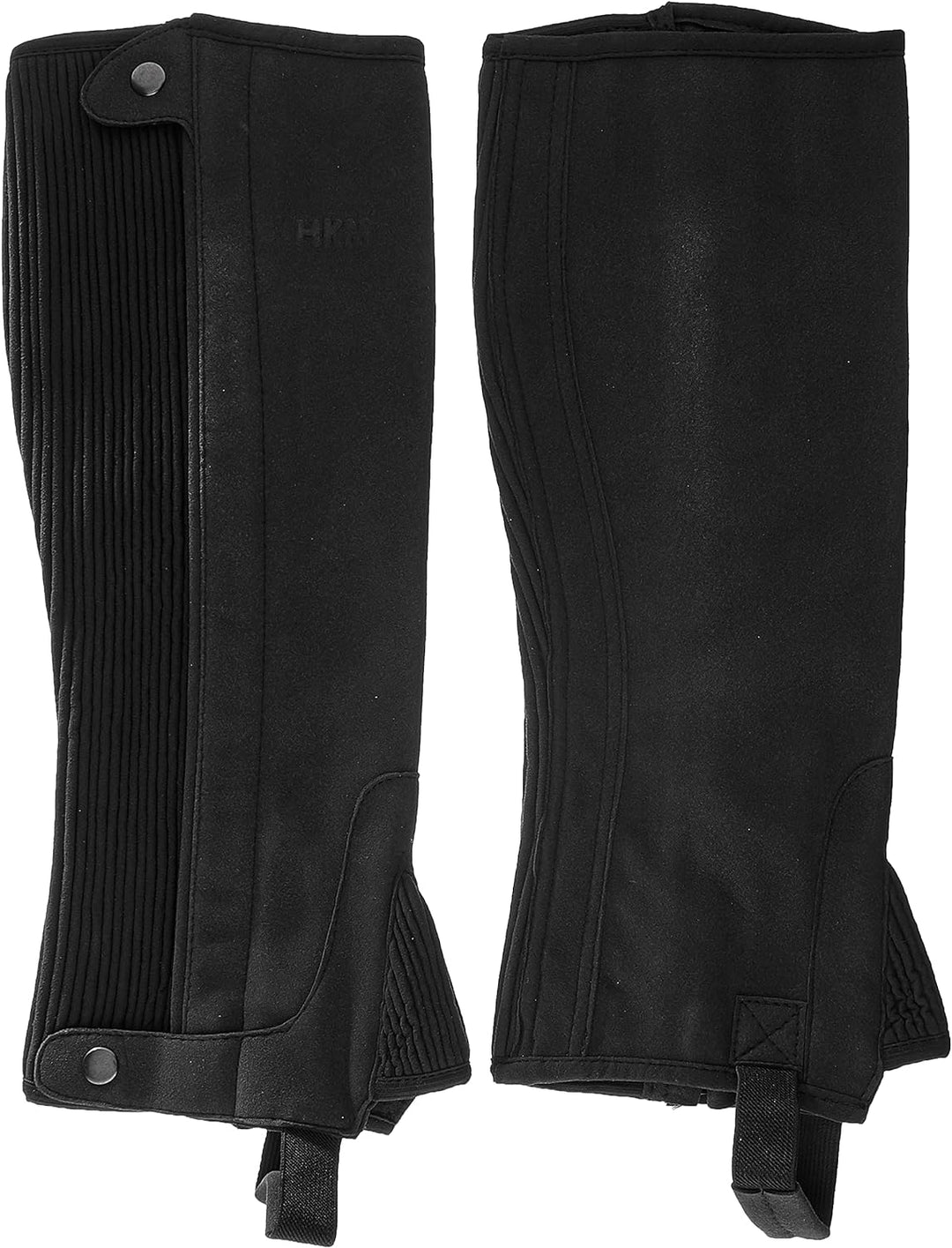HKM Herren Reitletten Economic aus Microwildlederimitat 12 9100 Schwarz, 12 9100 Schwarz
