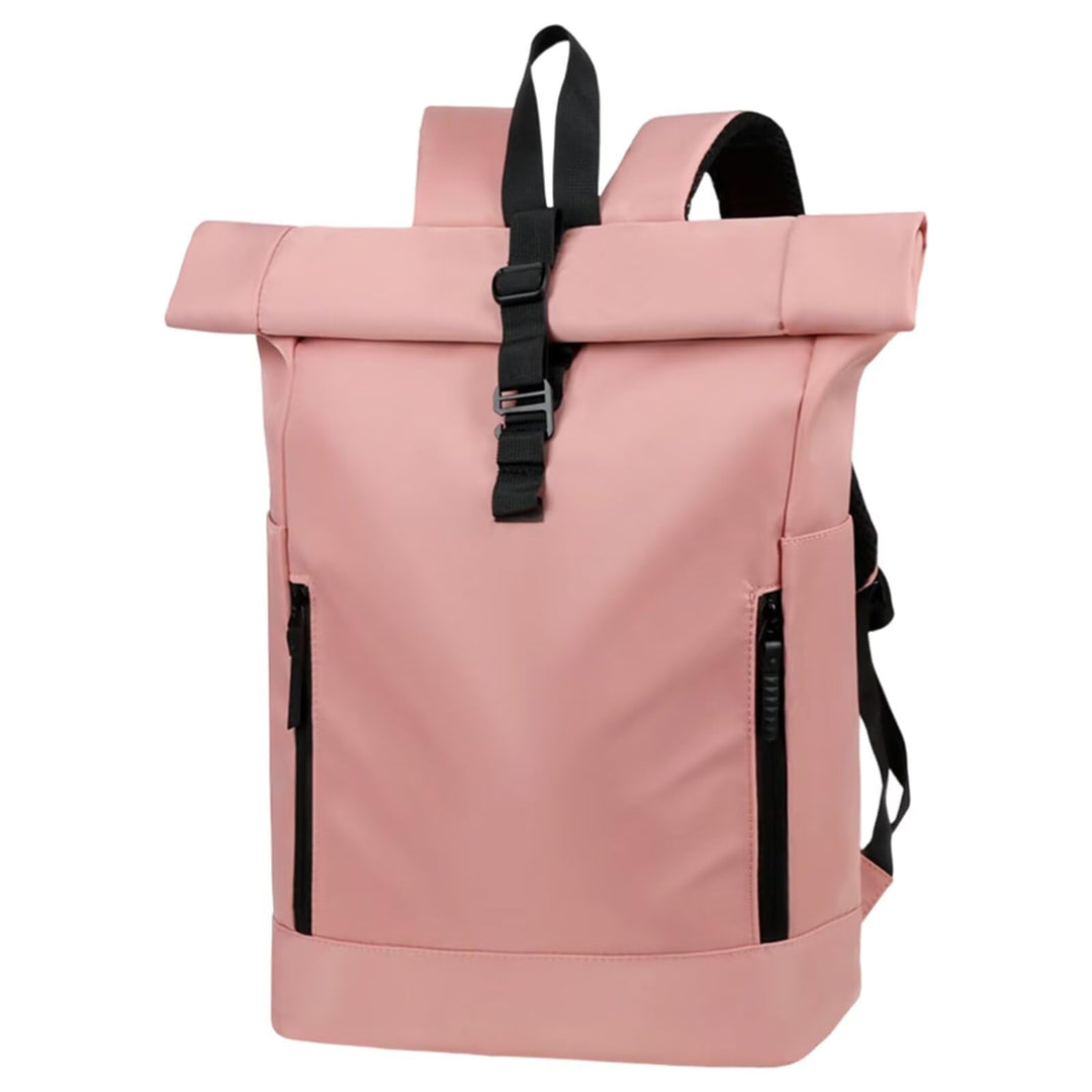 Rolltop Rucksack Damen Wasserdicht Klein Laptop Rucksack mit Computerfach 16 Zoll Elegant Reiserucks