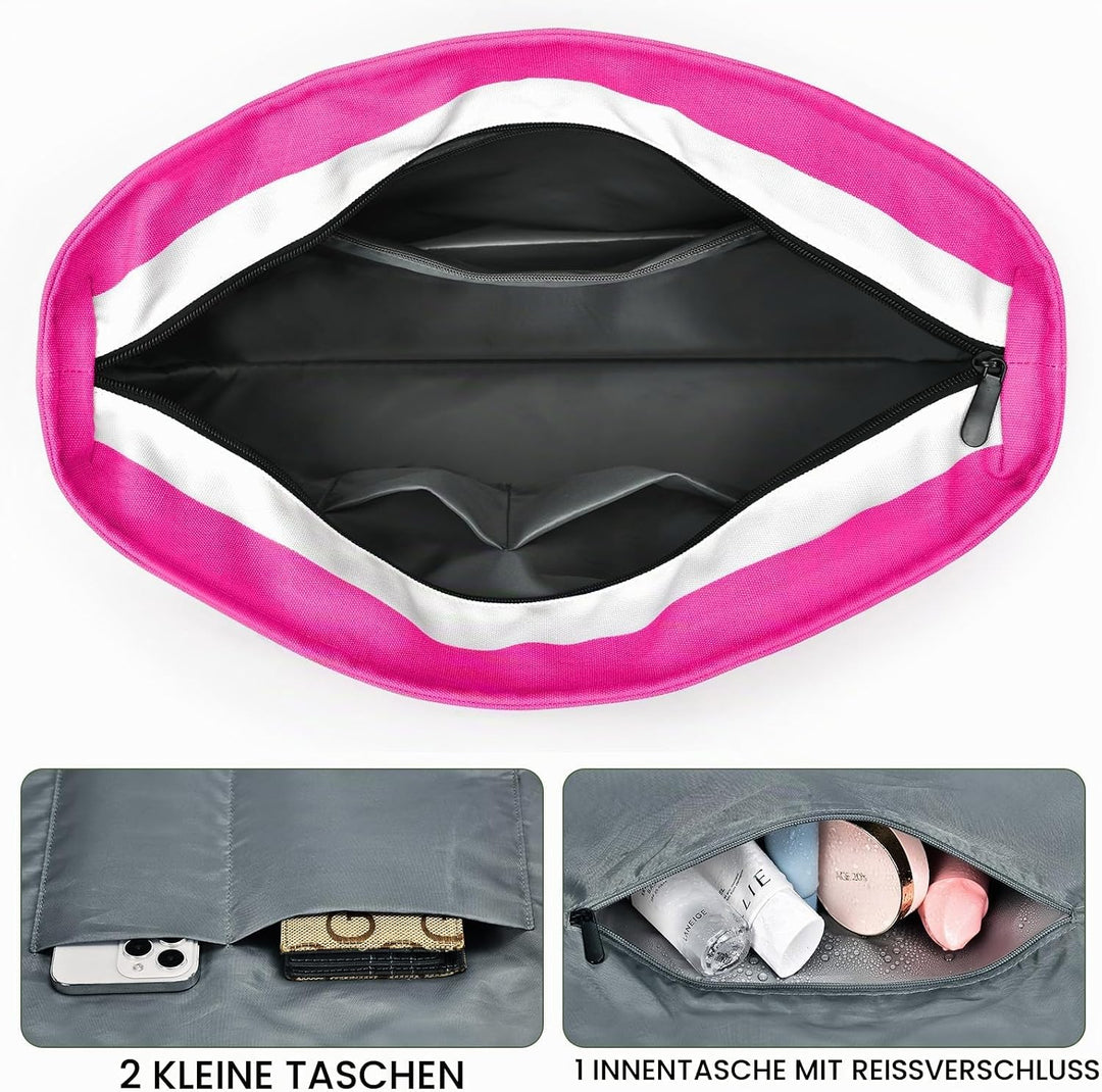 oscaurt Strandtasche XXL Familie Shopper Tasche Damen Badetasche Wasserdicht Umhängetasche Beach Tot