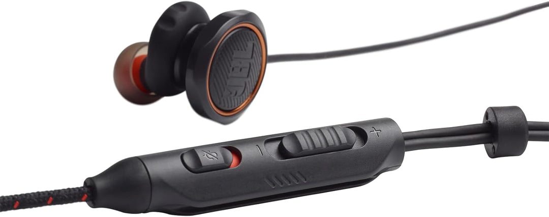 JBL Quantum 50 In-Ear-Gaming-Kopfhörer in Schwarz – Für PC und Konsole – Headset mit Mikrofon und St