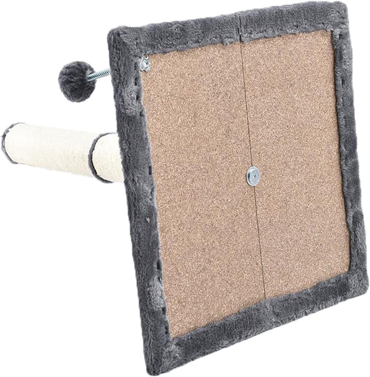 Kratzsäule für Katzen,Kratzbaum für Katzen 80cm Kratzsäule XXL Natural Sisal Seil Pole mit hängendem