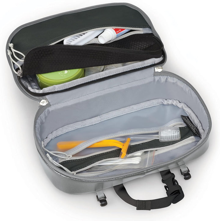 Osprey Unisex – Erwachsene Transporter Hanging Toiletry Kit Accessories Einheitsgrösse Smoke Grey, E