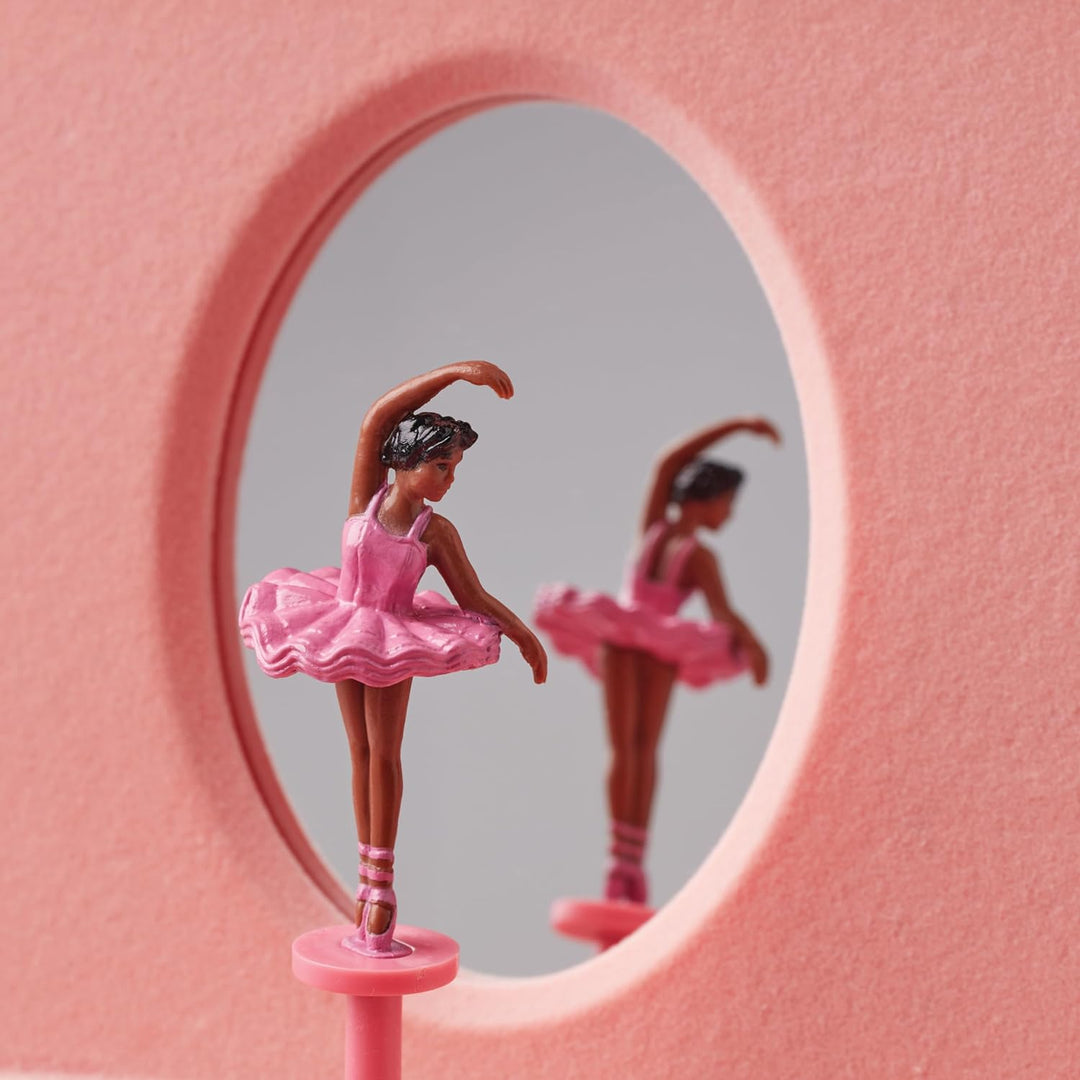 Lenox Childhood Memories Schmuckkästchen, Ballerina, Schwarz, silberfarben/Rosa Schwarze Ballerina-S