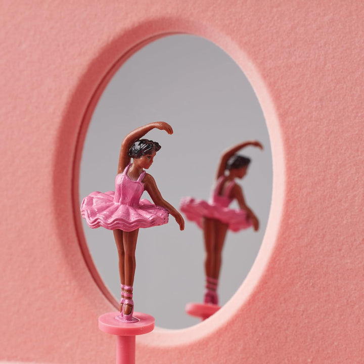 Lenox Childhood Memories Schmuckkästchen, Ballerina, Schwarz, silberfarben/Rosa Schwarze Ballerina-S