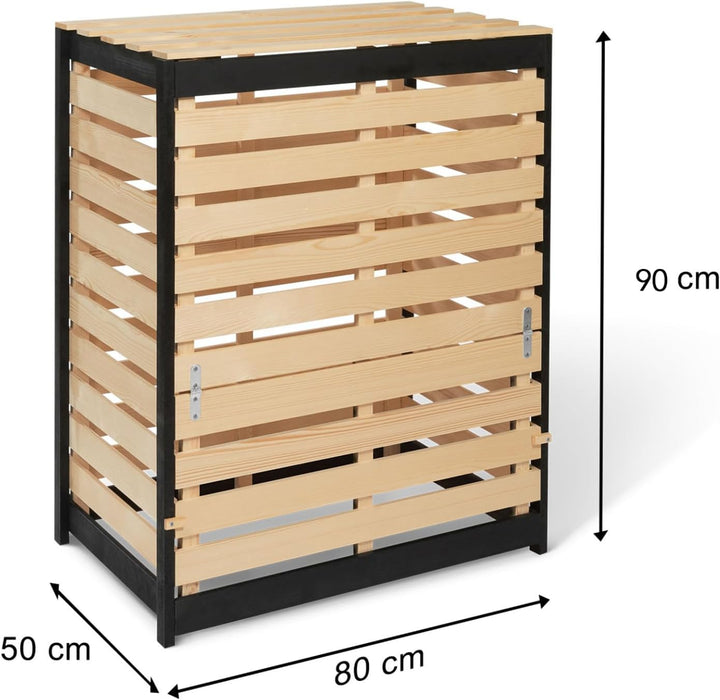 IDMarket - Kompostbehälter aus Holz, 360 l