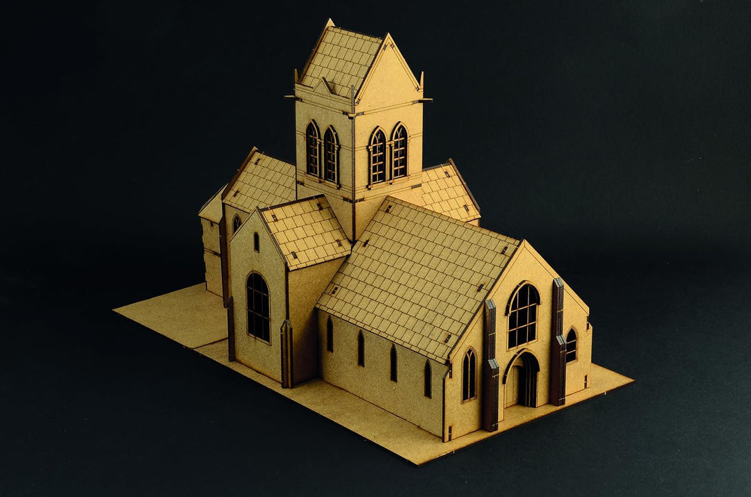 Italeri 6199 1:72 Battle of Normandy St.-Mère-Église - Modellbau, Bausatz, Standmodellbau, Basteln,