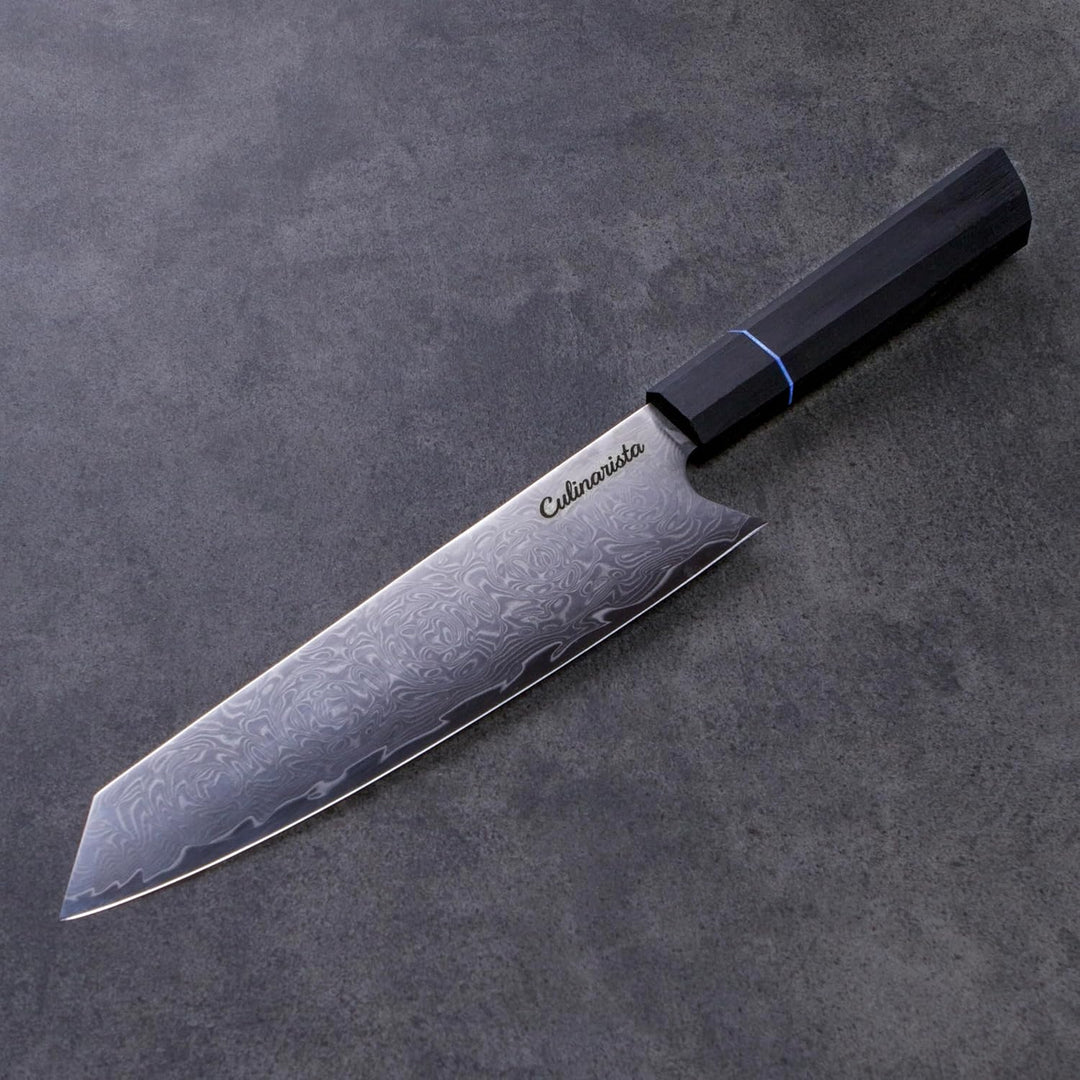 Kiritsuke Messer 20 cm – Japanisches Kochmesser aus 67 Lagen Damaststahl – Rasiermesserscharf & Perf