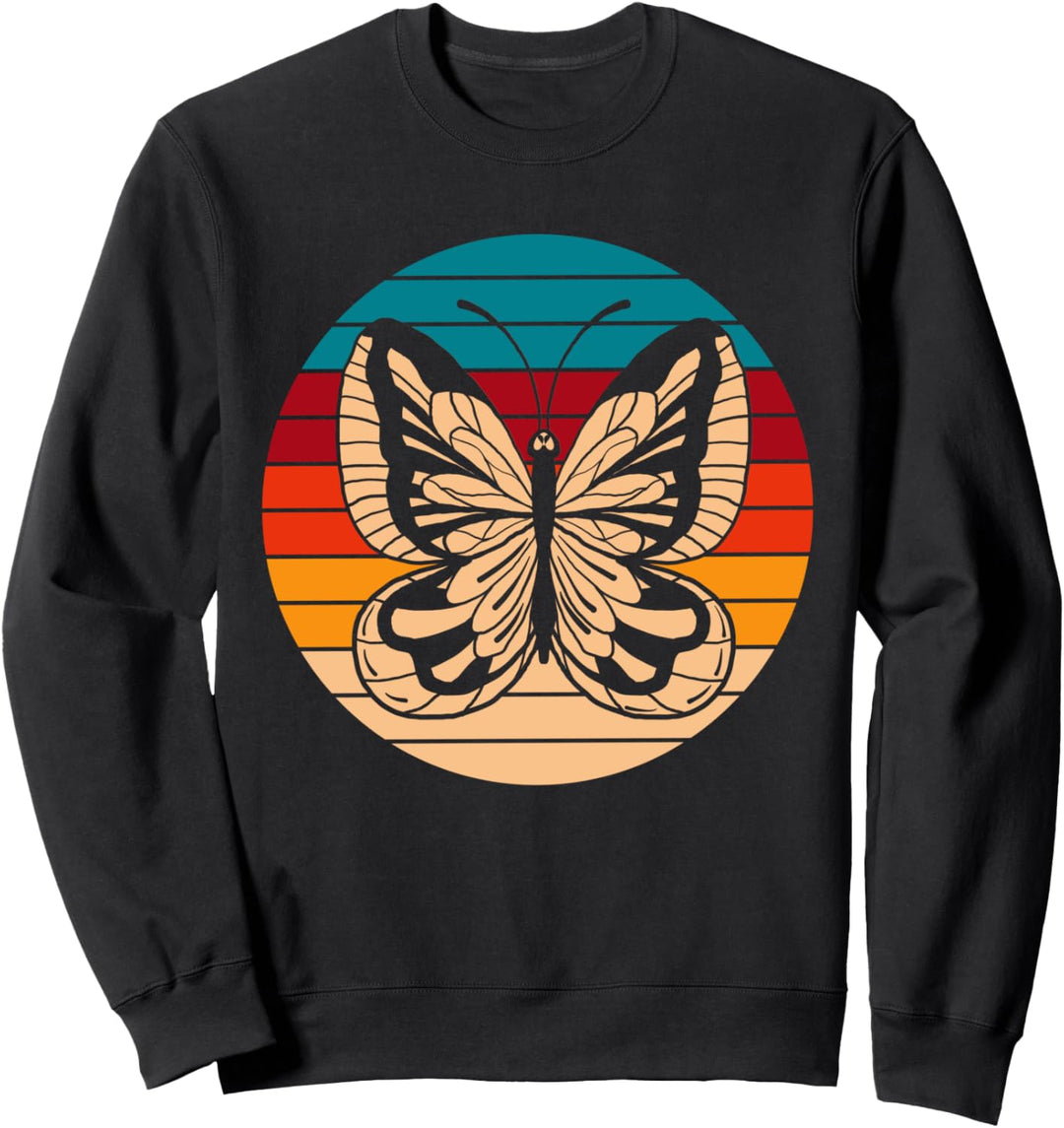Retro Tier Entomologe Insekten Sammler Schmetterling Sweatshirt