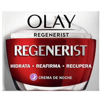 Olay Regenerist Crema De Noche, Fórmula Con Niacinamida (Vitamina B3) Y Péptidos, Hidrata Al Instant