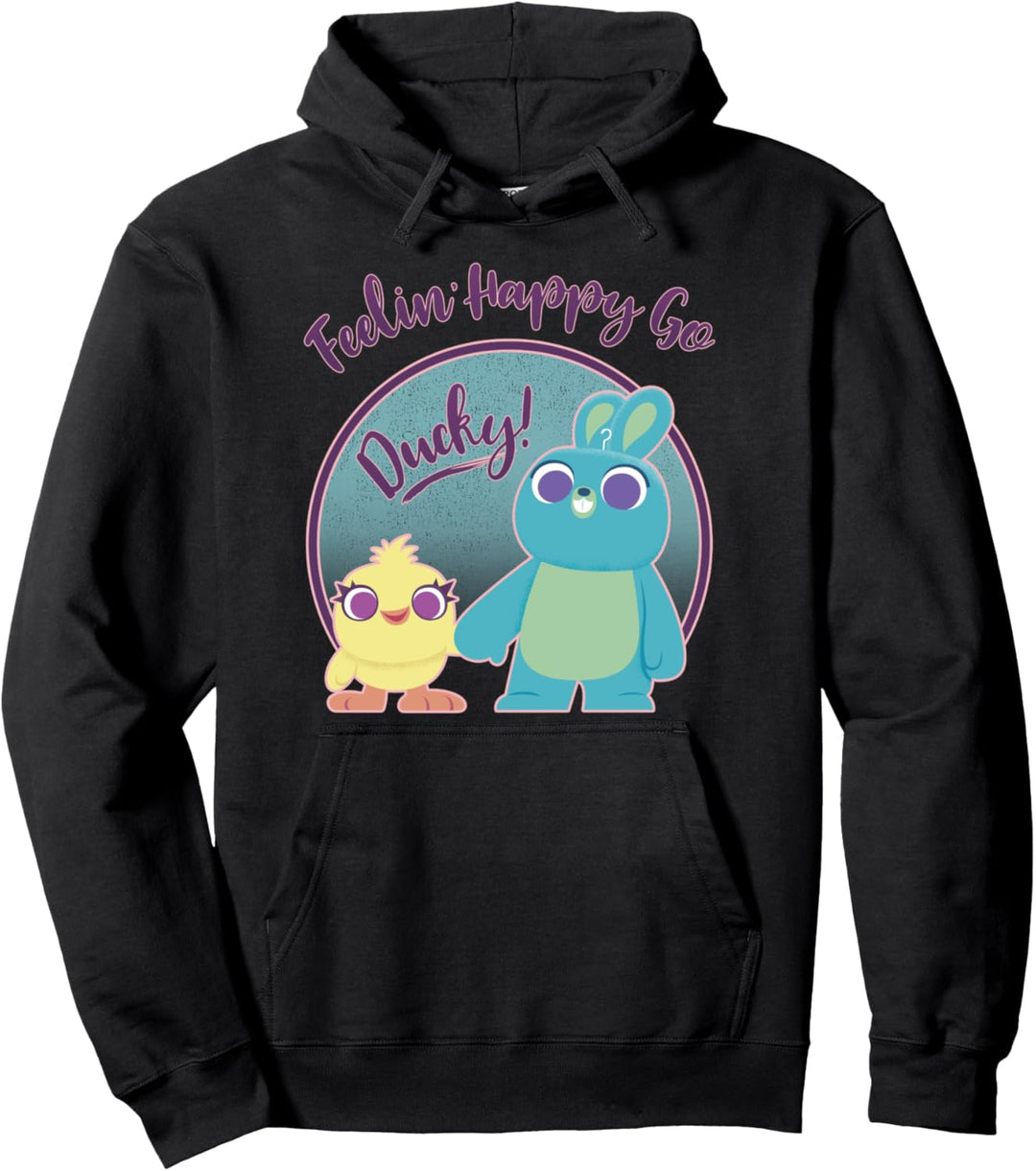 Disney Pixar Toy Story 4 Ducky & Bunny Feelin' Happy Pullover Hoodie
