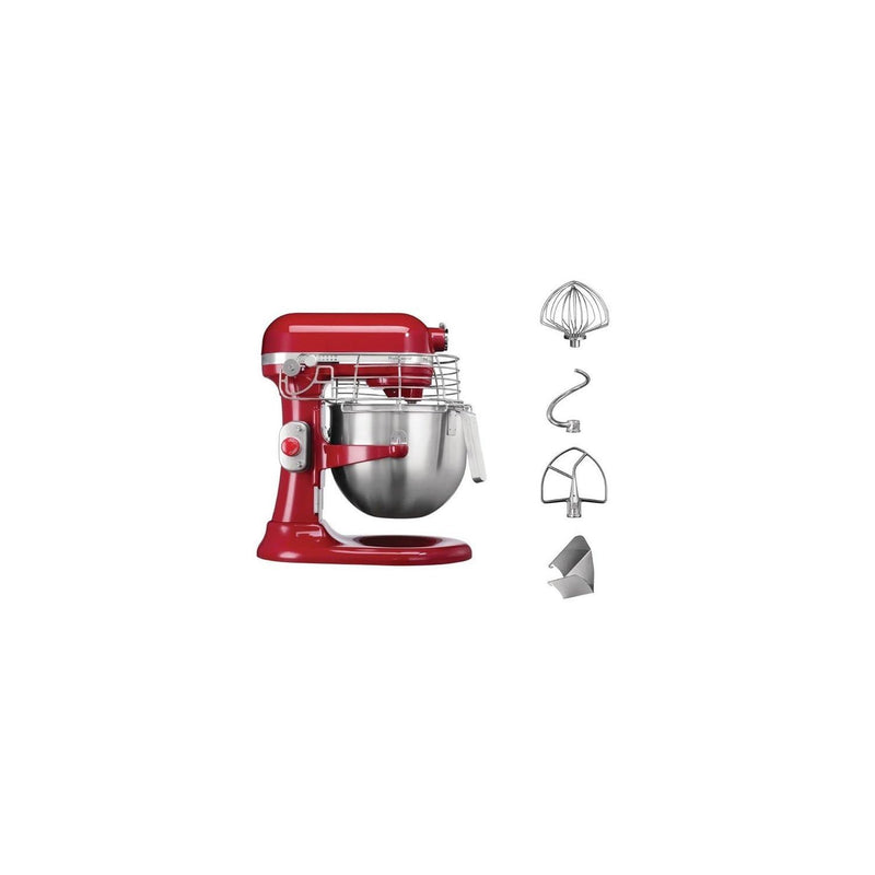 KitchenAid 5KSM7990XBER BER Planetenmischer, Rot, 6.9 L Red, Red