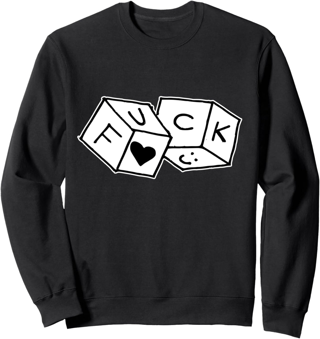 Sadboi weirdcore egirl alt emo no love Würfel depressed Sweatshirt