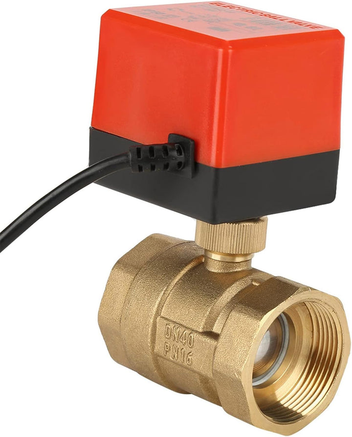 G1-1/2 "DC 24 V DN40 Motorisierte Kugelhahn 2 Way 3 Draht Messing Motorisierte Kugelhahn Elektrische
