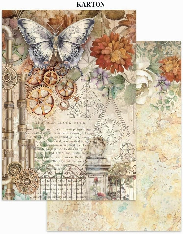 Stamperia - Junk Journal Stickers, Cut-Outs, and Backgrounds for Scrapbooks, Albums, Card Making, Bu