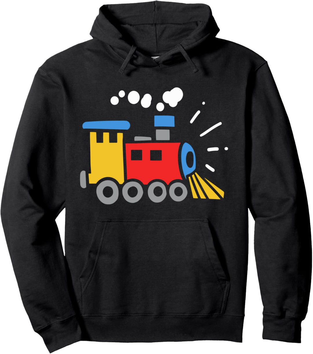 Kids Dampflokomotive I Kinder Zug I Eisenbahn Dampflok Pullover Hoodie