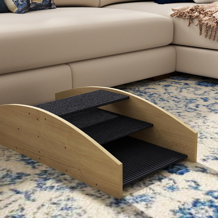 PawHut 2-in-1 Hundewippe, Hunde Agility Wippe aus Holz, Hunde Agilitäts Rampe für kleine, mittelgros