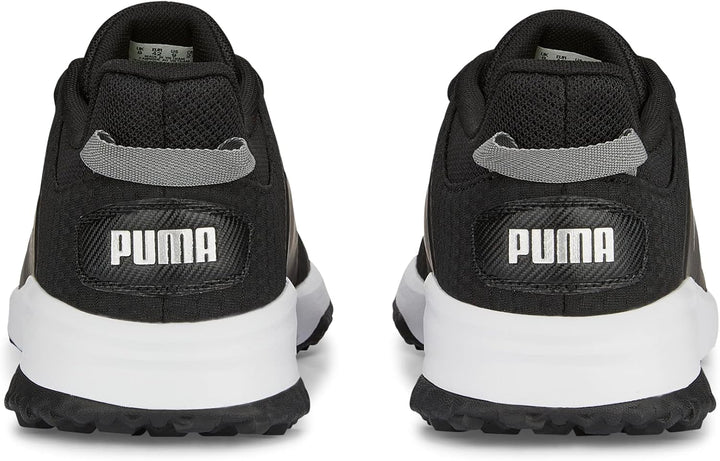 PUMA Herren Fusion Grip Golfschuh 42 EU Puma Black Puma Silver Quiet Shade, 42 EU Puma Black Puma Si