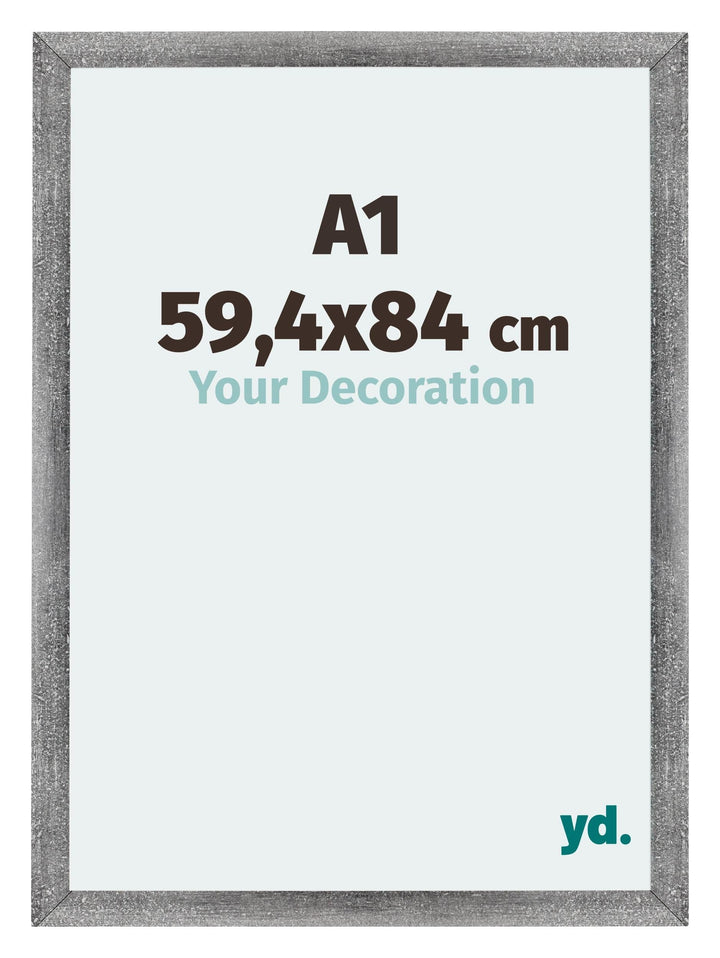 yd. Your Decoration - Bilderrahmen DIN A1 59,4x84 cm - Bilderrahmen aus MDF mit Acrylglas - Antirefl