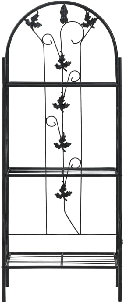 vidaXL Pflanzenregal 3-stufig Blumenregal Blumenständer Pflanzregal Pflanzentreppe Blumentreppe Pfla
