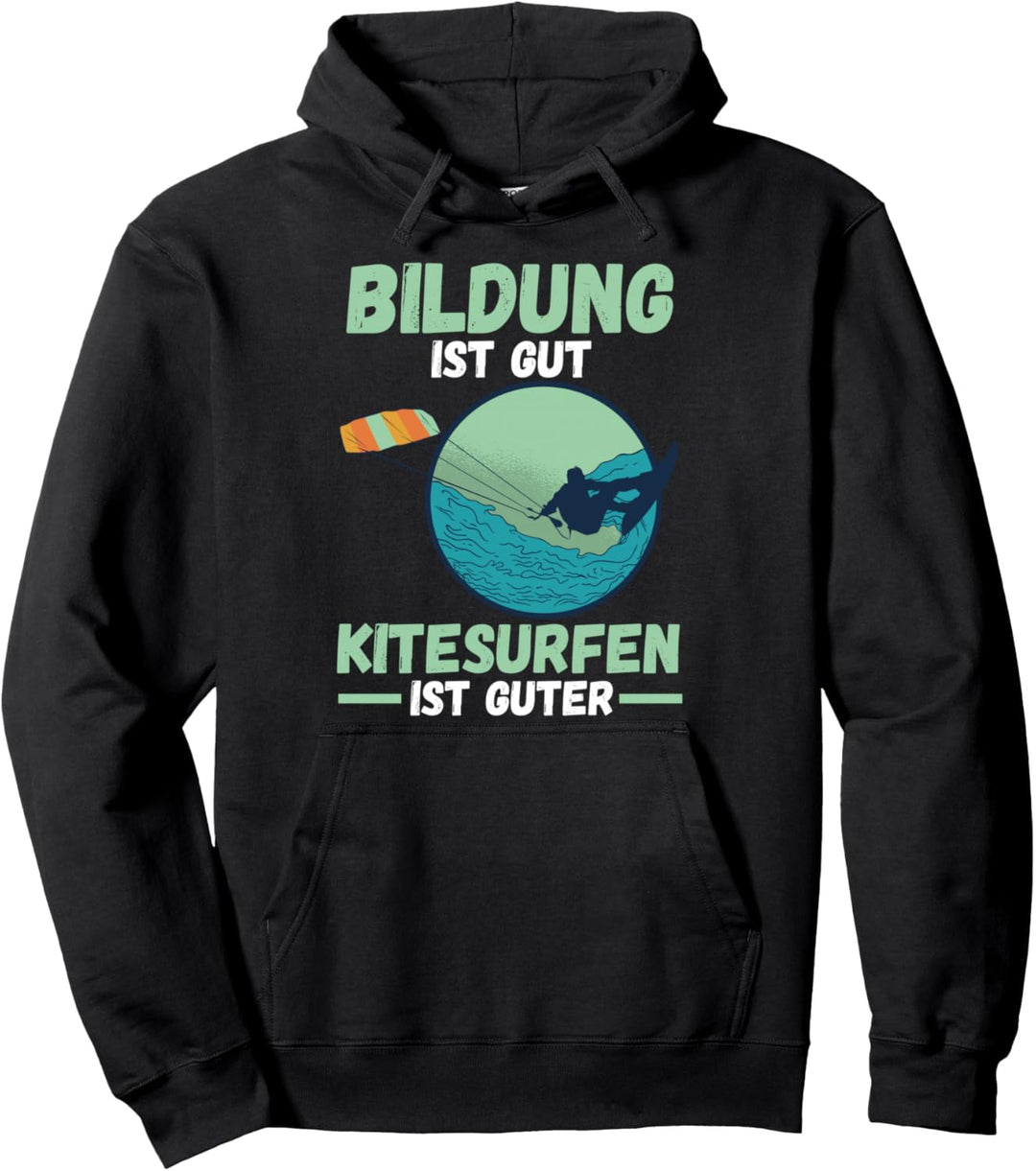 Kitesurfen Kitesurfer Pullover Hoodie