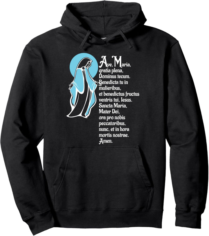 Ave Schubert Mutter Maria Lateinische Messe Katholische Pullover Hoodie