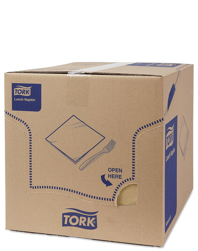 Tork 470000 Soft Lunchservietten Biscuit / 3lagige, saugfähige Papierservietten Cremefarbe / Vielfäl