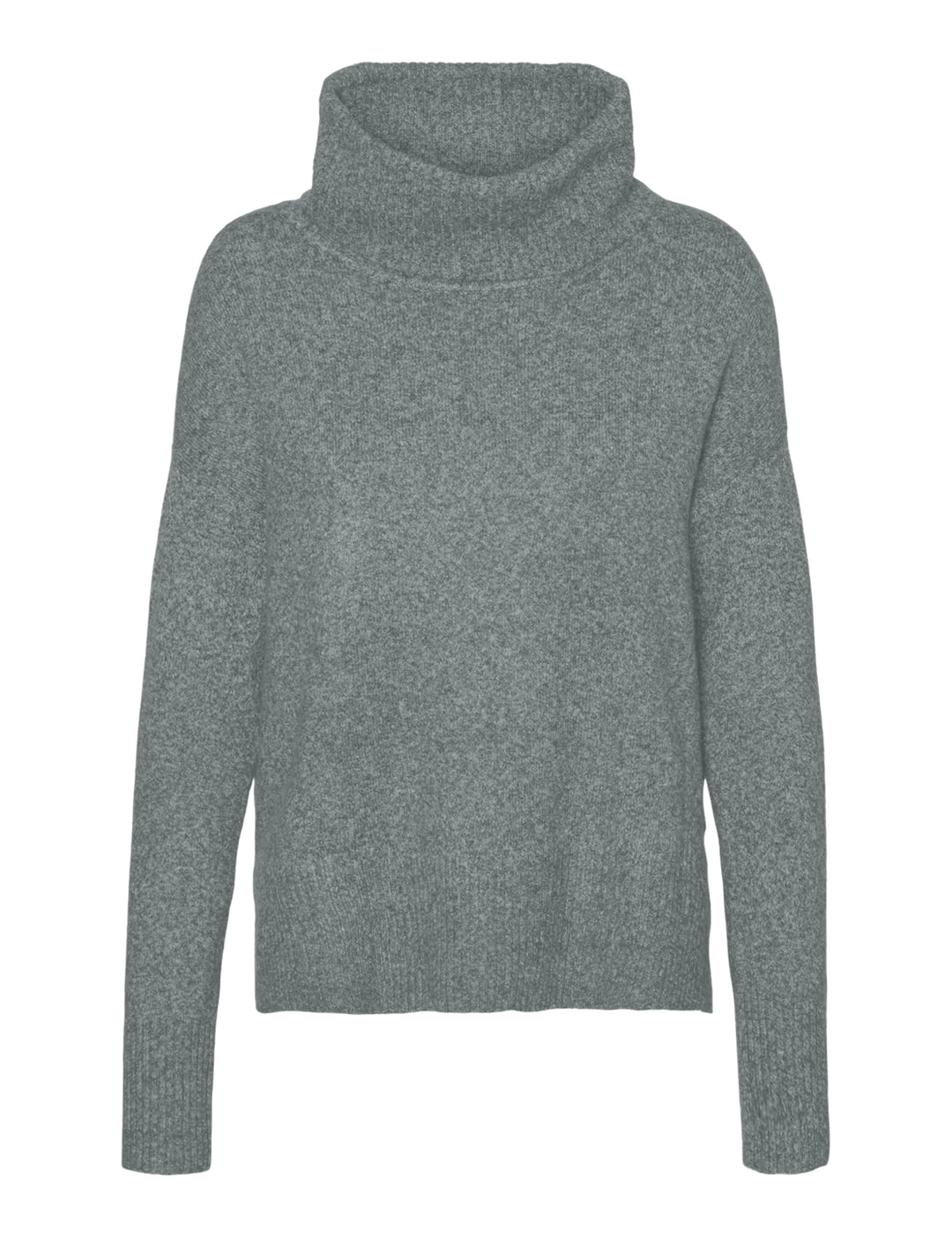 Vero Moda Female Strickponcho VMDOFFY Strickponcho S Balsam Green/Detail:melange, S Balsam Green/Det