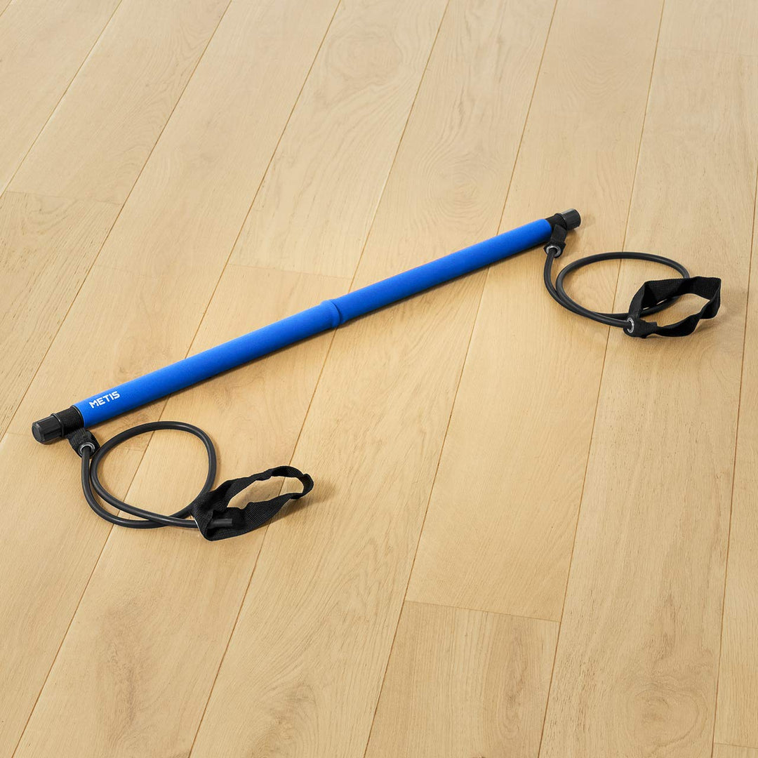 METIS Pilates Bar Set - Gummiband Pilates Kit | Heimgebrauch - Yoga, Krafttraining und Ganzkörpertra