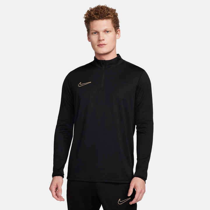 Nike Academy 25 Dri-FIT Strick-Fussball-Trainingsjacke für Herren, FZ9824 Black/Black/Metallic Gold