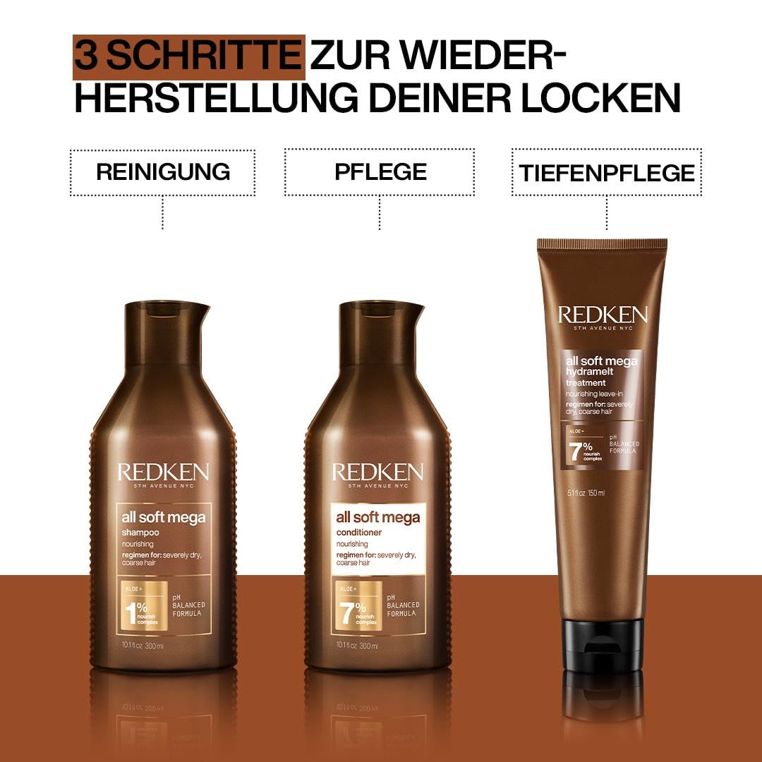 Redken Leave-In Haarcreme für lockiges oder krauses Haar, Belebt und hydratisiert trockenes Haar, Mi