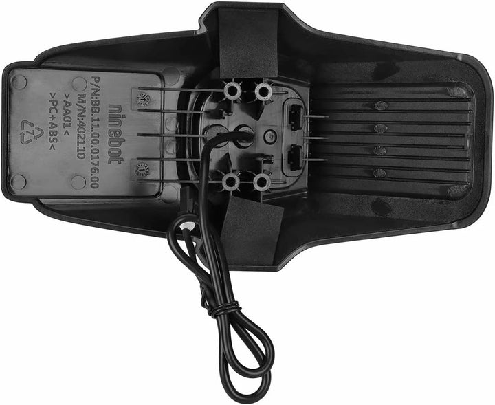 Hinterer Kotflügel mit LED Rückleucht für Segway Ninebot ZT3/ZT3 Pro Elektroroller mit Rücklicht, Le