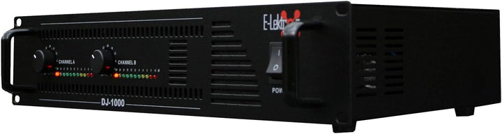 E-Lektron DJ-1000 Stereo PA-Verstärker Endstufe 2X 500W Spitze
