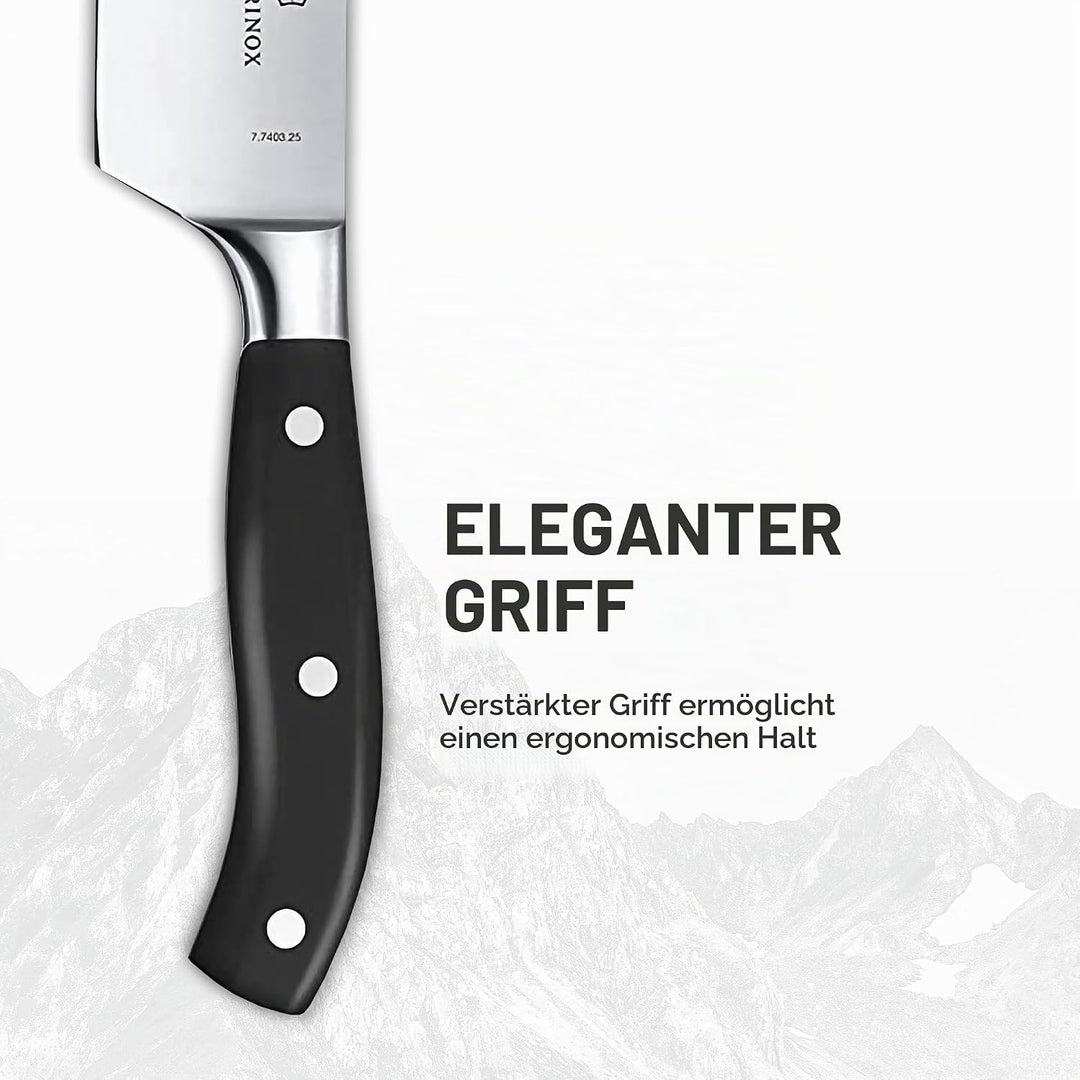 Victorinox Grand Maître, Profi Kochmesser, Extra Scharfe Klinge, gerader Schliff, 25 cm, Robuster Ku