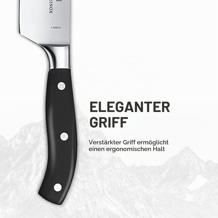 Victorinox Grand Maître, Profi Kochmesser, Extra Scharfe Klinge, gerader Schliff, 25 cm, Robuster Ku