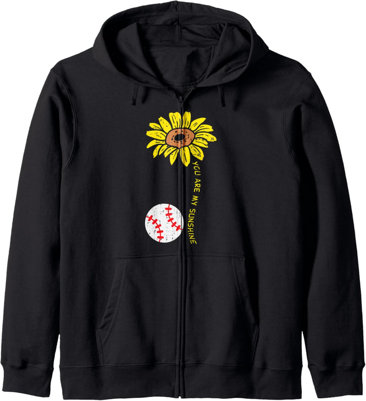 Sunflower Sunshine Baseball Softball Sports Men Women Kids Kapuzenjacke