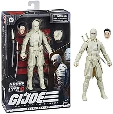 Hasbro G.I. Joe Classified Series Storm Shadow and Snake Eyes Action-Figuren-Set, 15,2 cm, 2 Stück