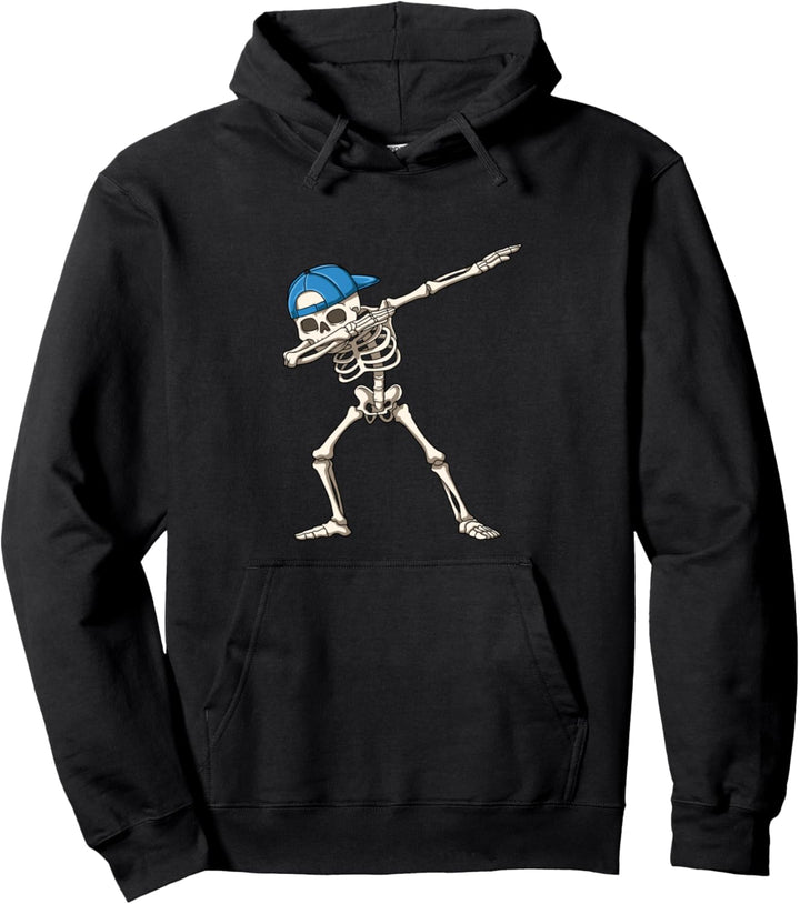 Dabbing Skelett Tanzen Junge Pullover Hoodie