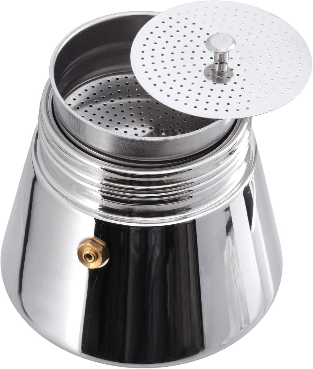 GRÄWE Espressokocher mit Glaskanne, für Induktion und alle Herdarten geeignet, spülmaschinengeeignet