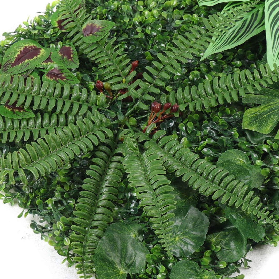 12 Stück Künstlich Hecke Kunstpflanzen Rasen Wand Künstlich Hecke Wand Panels Gartendekor 60 * 40 cm