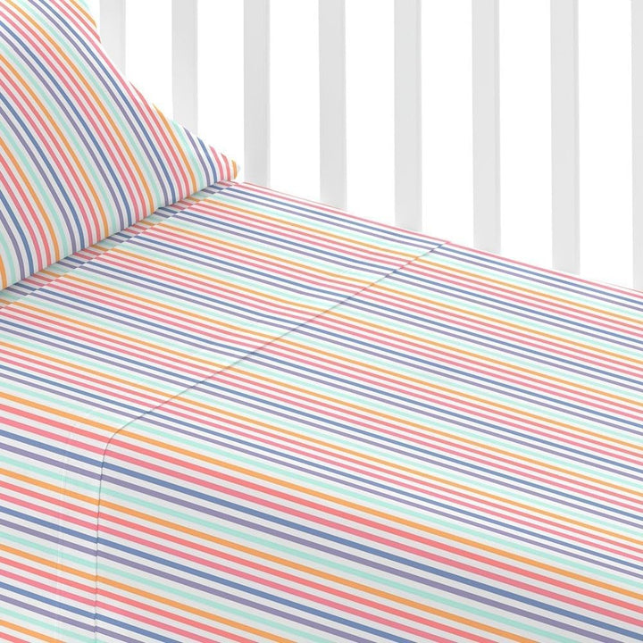 TRAMAS+ Kinderbettwäsche 60x120 cm aus 100% Baumwolle Superweiche & Farbenfrohe | Babybettwäsche - (