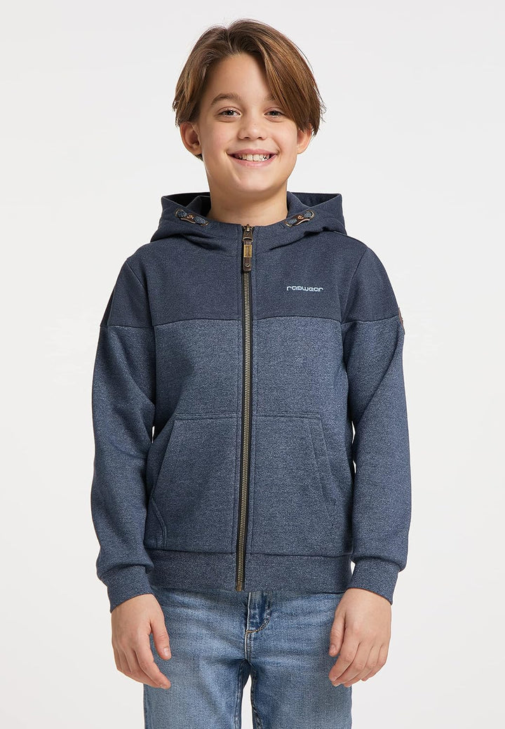 Ragwear Jungen Sweatjacke Lajda Jacke Übergangsjacke Cardigan Kinder Sweater Hoody Kapuzenpullver Ba