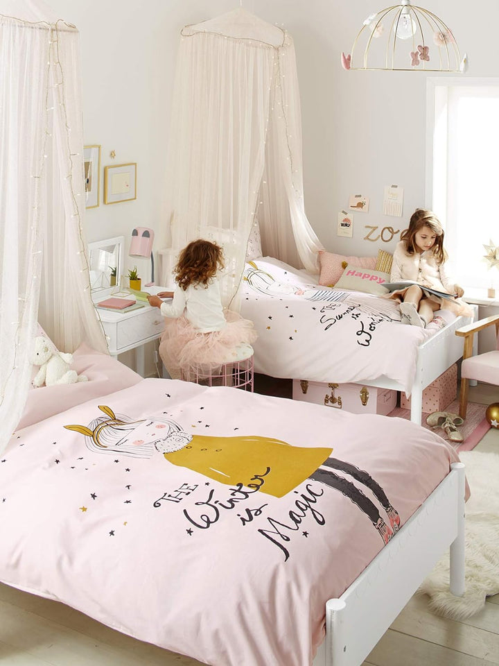 Vertbaudet Betthimmel für Mädchenzimmer zartrosa ONE Size Einheitsgrösse Rosé Poudré, Einheitsgrösse