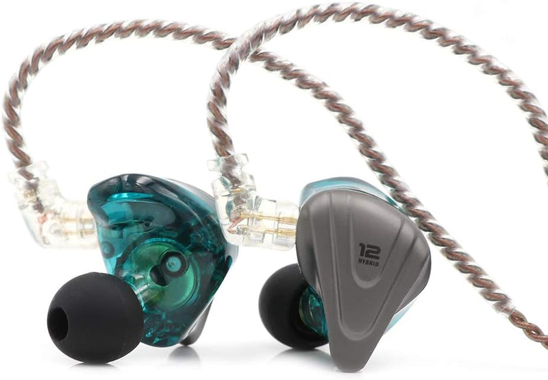 LINSOUL KZ ZSX 5BA+1DD 6 Treiber Hybrid In-Ear HiFi-Kopfhörer mit zinklegierter Frontplatte und 0,75